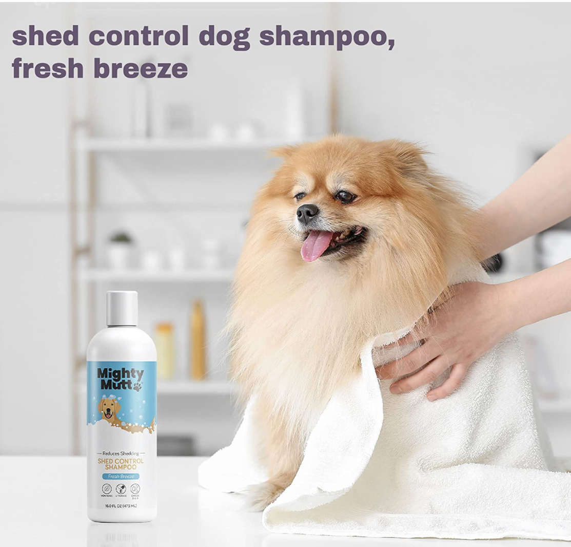 Shed control top shampoo for dogs