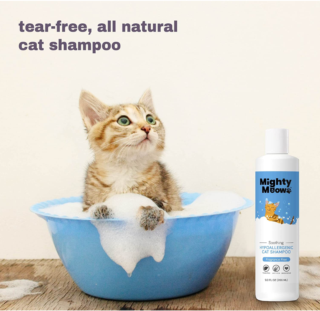All natural cat shampoo best sale