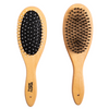 Bamboo Grooming Brush for Pets - Double Sided Combo Brush