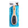 Bamboo Grooming Brush for Pets - Double Sided Combo Brush